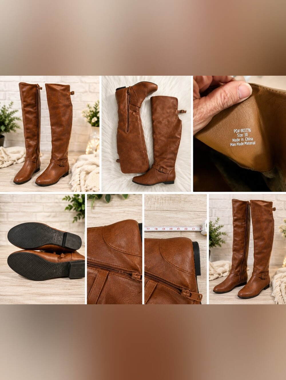 Brown Over The Knee Boots Size 10 | Thigh High Riding Boots Like New
